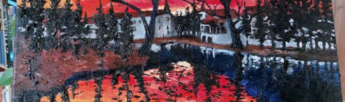 Stupava Park oil on cotton canvas, 50 x 70 cm
