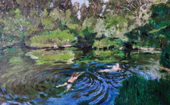 Green Water Lake, oil on cotton canvas, 50 x 70 cm